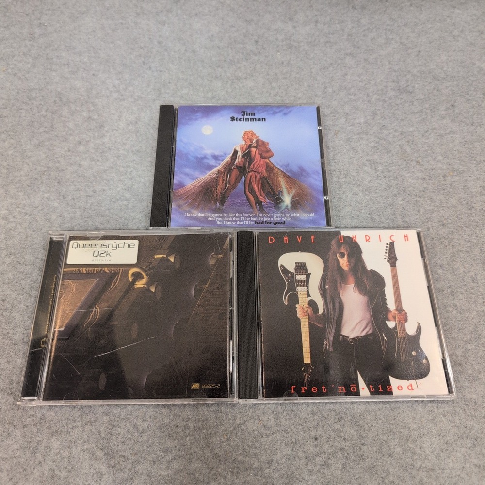 Prog Theatrical Rock CD Lot Jim Steinman Queensryche Q2K Dave Uhrich Fretnotized - Picture 1 of 2